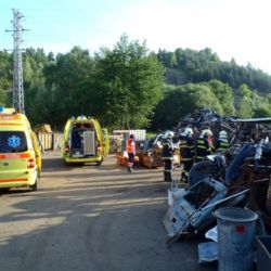 Ranní výbuch v sušickém Kovošrotu nepřežil dělník