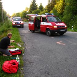 Řidič skončil v šumavském Vchynicko-Tetovském kanále