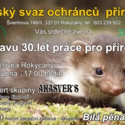 Rokycanští ochránci budou v sobotu slavit