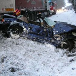 S řidičem auta od Nepomuka odletěl vrtulník 