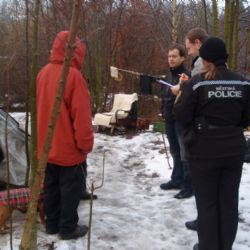 Strážníci v Plzni varovali bezdomovce před umrznutím