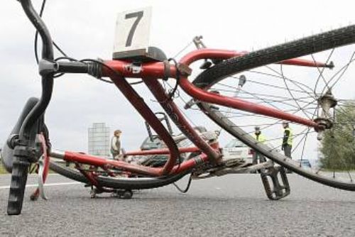 Foto: U Poběžovic boural cyklista, nadýchal 1,42 promile