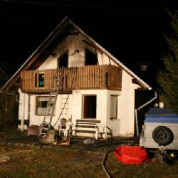V Oprechticích vyhořelo podkroví rodinného domu