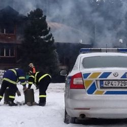 Ve Volduchách v noci shořela Lesanka, škoda 2,5 milionu 