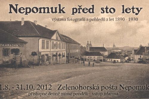 Foto: Výstava Nepomuk před 100 lety