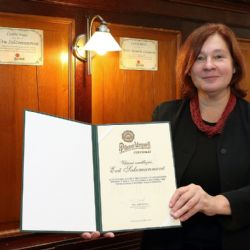 Čestné místo pro Evu Salzmannovou v pivnici U Salzmannů 