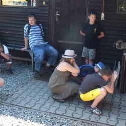 Děti z tábora při nemocnici navštívily zvířecí záchranáře