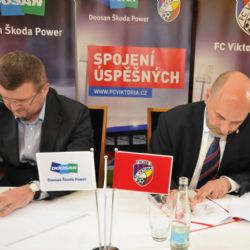 Doosan Škoda Power prodloužila smlouvu s Viktorií o dva roky