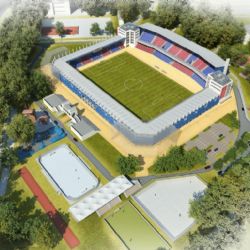 Fotbalový stadion v Plzni uzavřou dvě věže. Čí budou?