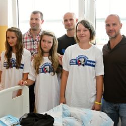 Hokejisté Plzně potěšili děti v Klatovské nemocnici 