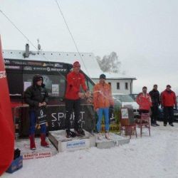 Lyžaři závodili ve Ski areálu Těškov