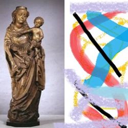 Madona s Dítětem typu Assumpty z Doubravky, kol. 1510