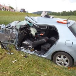 Nehodu ve Švihově nepřežila mladá řidička