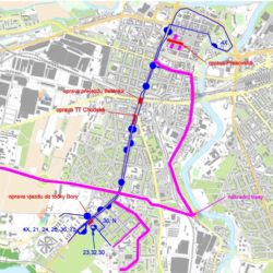 Opravy tramvajových tratí v Plzni pocítí řidiči i cestující MHD