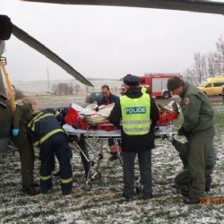 Osobní auto u Borov čelně narazilo do stromu 