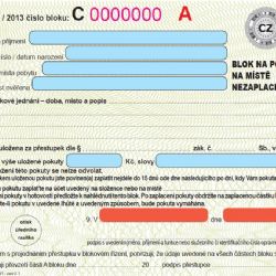 Policisté budou od ledna používat nové pokutové bloky