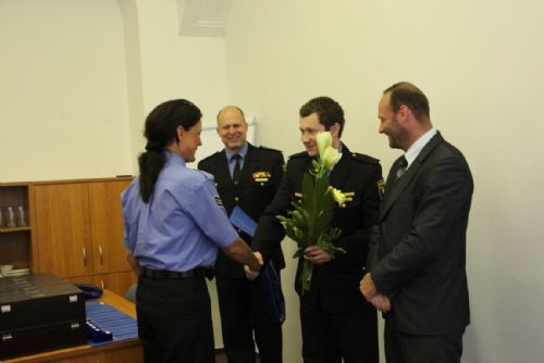 Foto: Strážníci z Plzně dostali ocenění za mimořádné činy
