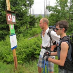 Turisté mohou na Šumavě na Modrý sloup, zatím pouze náhradní trasou