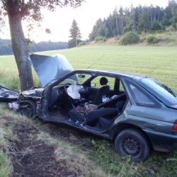 Tužice na Klatovsku: Dvě nehody ve dvou dnech 