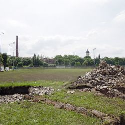 Voda z areálu v Luční ustoupila, pracuje se na obnově areálu 