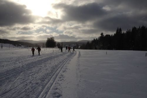 Foto: Šumavě konečně nabízí běžkařům zimu