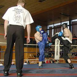 Fanoušci kickboxu se dočkali - Spejbl vyzve v pátek Keclika