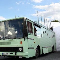 Kulturní autobus v kraji baví, informuje i prodává. Kde?  