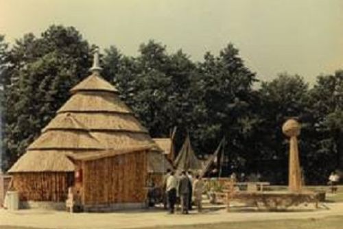 Foto: Model Rybářské bašty na plzeňském výstavišti (1967)