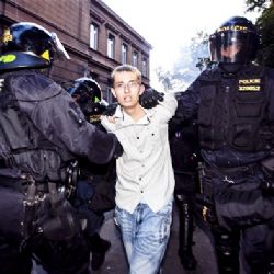 Policisté kontrolovali cizince na ubytovnách Rokycan