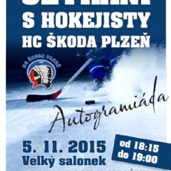 Autogramiáda HC ŠKODA PLZEŇ 5.11.2015 od 18:15 hod.