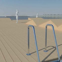 Plzeňská pláž Ostende dostane tři nová mola za 21 milionů