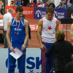 Kubeš stříbrný na atletickém MČR mužů a žen v hale.