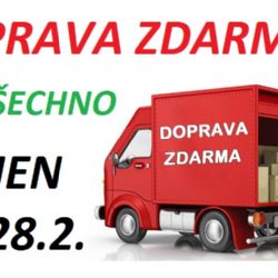 Doprava ZDARMA na veškerý sortiment