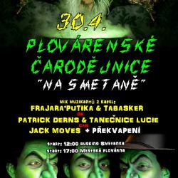 Pořadatel Pilsen Busking Festu vás zve na Plovárenské Čarodějnice na Smetaně!