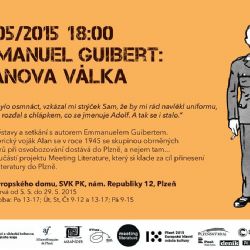 Autor komiksů Emmanuel Guibert v Plzni