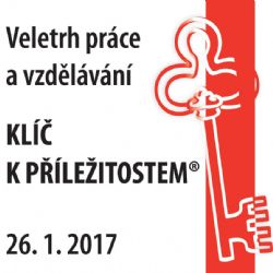 Dejte do diáře už dnes: 26. leden 2017!  Najděte lepší práci na veletrhu práce a vzdělávání KLÍČ K PŘÍLEŽITOSTEM®