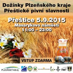 Dožínky Plzeňského kraje 2015 a Přeštické pivní slavnosti