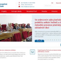 Projekt Bezpečná Plzeň má nové webové stránky, jsou přívětivější pro uživatele