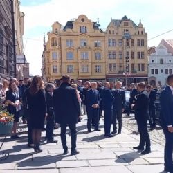 Plzeň odhalila pamětní desku belgickým hrdinům za účasti krále Filipa