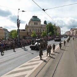 Plzeň využila drony k bezpečnosti během oslav osvobození
