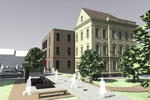 obrázek:Rekonstrukce bývalé školy v Plzni - nové sídlo samosprávy a kulturní centrum