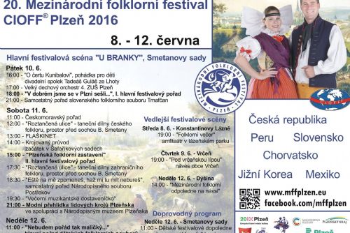 Obrázek - Mezinárodní folklorní festival CIOFF Plzeň  Módní přehlídka lidových krojů z Plzeňska