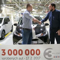 Toyota Aygo: třímiliontý vůz vyrobený v závodu TPCA