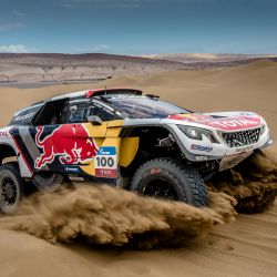 Vozy Peugeot 3008DKR na Rally Maroko