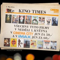 Cinema City zve na levnou neděli v přítomnosti hrdinů stříbrného plátna 