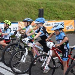 Malí cyklisté opět závodí na Rapidu