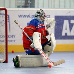 Hokejbalová reprezentace vyhrála mezinárodní turnaj v Plzni