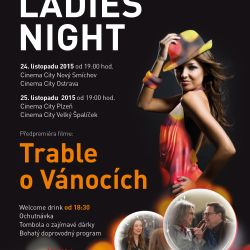 Ladies Night  v Cinema City Plzeň nabídne ve středu předpremiéru komedie Trable o Vánocích 