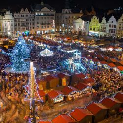 Žena se zranila na plzeňských vánočních trzích