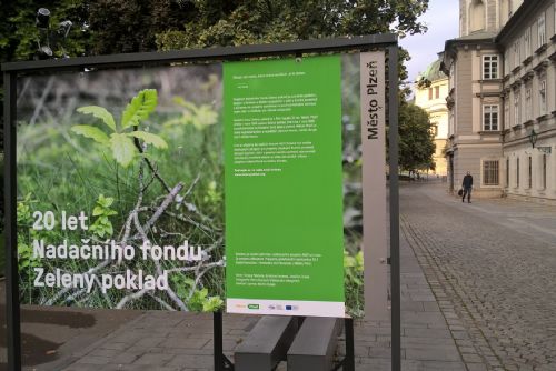 Foto: Nadace Zelený poklad vystavuje v sadech. Už 20 let chrání životní prostředí v Plzni 
